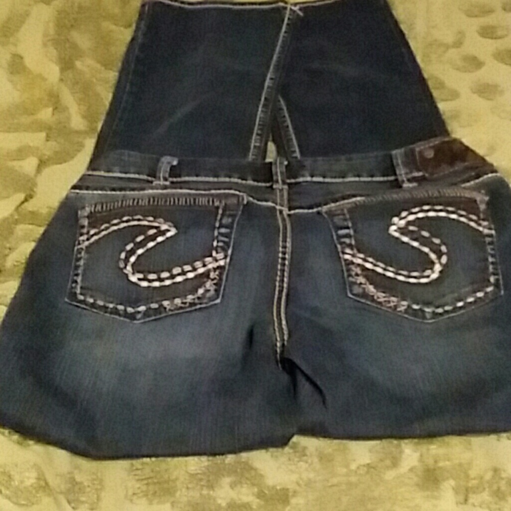 Silver jeans